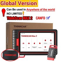 THINK-ThinkScan Max 2 전체 시스템 자동차 진단 도구 MAX OBD2 스캐너 DPF IM CANFD 프로토콜 ECU 코딩 PK, 01 lobal max 2