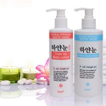 하얀눈 하얀눈바디세트 톤업바디로션+바디워시400ml+화이트너, 1개