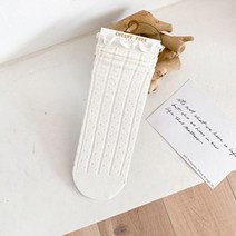 니트양말 니즈삭스 루즈 캐시미어 무봉제 레깅스 원피스 여성 패션 새로운 봄 여름 긴 흰색 복고풍 레이스 면화 여자 여성 캐주얼 달콤한 면화 통기성 소녀