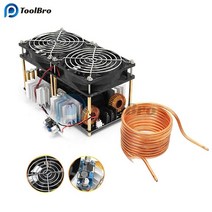 열 교환기 코일 1800W 40A DC 1248V ZVS 저전압 유도 가열 보드 전원 공급 장치 모듈 플라이 백 드라이버 히터 테슬라, 한개옵션0