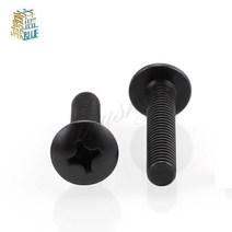 둥근머리볼트 TM M2M2.5 M3 M3.5 M4 M5 M6 나사 필립스 트러스 버섯 머리 볼트 5-50 개 검정색, [07] M3.5 20pcs, [11] 8mm, 50개