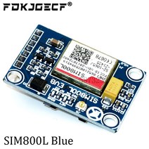 SIM800L GPRS GSM 모듈 마이크로 SIM 카드 코어 쿼드 밴드 TTL 직렬 포트 안테나 PCB Arduino 스마트 폰용 무선 WIFI 보드, 04 SIM800L Blue