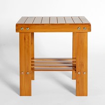 우드 미니 선반의자 대나무 보조선반 보조의자 보조스툴 대나무의자 대나무선반 간이의자 인테리어의자 소, 상세 참조