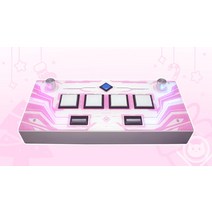 사볼콘 SDVX 조작 컨트롤러 PC 리듬 게임 콘솔 아케이드 음악 조이스틱, 핑크