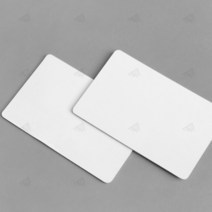 PVC 무지 카드 1P 화이트 공카드 사원증 학생증 회원증 포토 인쇄용 출입 네임카드
