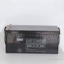 간편한 특수 납산 유지 보수가 필요 없는 배터리 EP12V7AH17AH24AH38AH65AH100AH150AH200A, 블랙 12V200AH, 1개