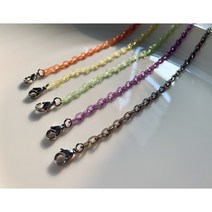 핫한 형광컬러 셀룰로오스 고급소재로 만든 체인 선글라스줄 안경줄 스트랩