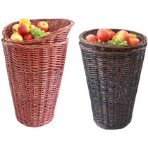 라탄 과일 야채 진열대 매트 마트 백화점 식료품 디피, 라탄바구니 - 허니 42x65cm 천