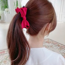 쥬시 리본 바나나 헤어핀 명품 긴머리 명품 여자 여성 심플 데일리 귀여운 예쁜 머리핀 삔