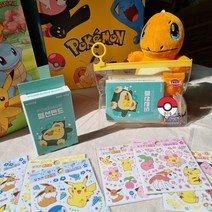 어린이집생일답례품 포켓몬 밴드 피카츄 인스스티커 구디백, 포켓몬밴드인스스티커