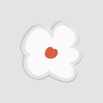 (투명 아크릴톡) 동글 꽃. 맥세이프 자석 마그네틱 스마트톡 그립톡 휴대폰 스마트톡 만들기 아이폰 케이스 제작 투명 커플 우정 휴대폰 핸드폰거치대, 없음