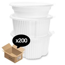 탕용기 1박스(200개) 모음 120파이 감자탕 찜닭 용기, 탕용기[소] 1박스[200개]-뚜껑포함
