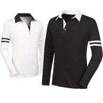 제로다몰 남자 PK 카라 골프웨어 긴팔티셔츠 국내생산 봄 가을 스판 티셔츠 마스터베어 골프웨어 티셔츠