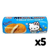 [DADA] 알루이 메가촉 샌드 쿠키 세트, 메가촉 바닐라180g*5개, 1세트