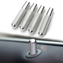 호환 도어락가드 몰딩 메르세데스-벤츠 w204 w205 glk gle glc 잠금 보호 커버 인테리어 액세서리에 맞는 4 자동차 잠금 핀 손잡이 버튼, 없음