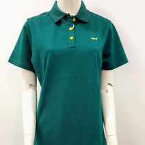 루이까스텔 여성골프웨어 50%할인 여름 루즈핏 면 혼방 배색단추 피케이 반팔 티셔츠 단체티 3LRTS412