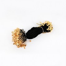 (ycons)KP 실고리핀 골드핀 블랙끈(약100개) 택고리 택끈 상표끈, 본상품