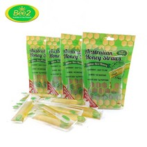 호주 비투 꿀스틱 허니스틱 4팩 (64스틱) Bee2 Australian Honey Straws 4 Pack (64 Sticks), 4팩 1개