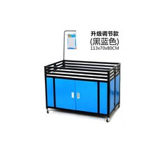 푸드트럭대여 두꺼운 슈퍼마켓 프로모션 테이블 스택 헤드 디스플레이 스탠드 접이식 플로트 트럭 쇼핑몰 자동차, 44/네이비 블루