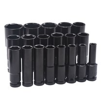 전동 라쳇 8-32MM 임팩트 소켓 1/2 전기 드릴 용 육각 롱 래칫 렌치 헤드 공기 공압 자동 수리 도구, 08 15mm