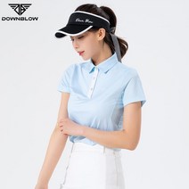 다운블로우 여자골프웨어 매쉬반팔티셔츠 라운딩 연습