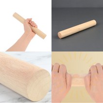 단디 원목 밀대 만두피밀대, 대