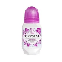 CRYSTAL 미네랄 데오도란트 롤온 무향 바디 24시간 악취 보호 염화알루미늄 및 파라벤 불포함 2.25 FL온스, 무향_2.25 Fl Oz(1팩)