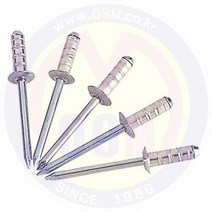 알루미늄 리벳터못 5.0mmx25mmx500ea(봉) 대화공업/리벳트못/리베트못, 상세확인