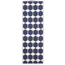 북유럽 브리타스웨덴 Brita Sweden 안나 매트 카페트 러그 미드나이트 블루 70x100 cm