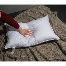 깃털 베개 통면 패딩 베개 심 성인 1인용 베개, 2