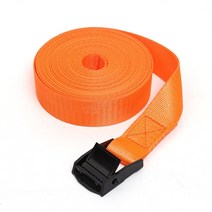 옷걸이줄 차량행거로프자동차 텐션 로프 5M x 25mm 타이 다운 스트랩 강력한 래칫 벨트 수하물 가방 카, 08 5meter Orange