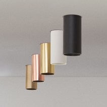 PAR20 원통 수직 직부등 천장등 포인트 조명 카페조명 인테리어조명 천장조명, 화이트