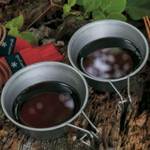 스노우피크 일본 직수입 E-104 캠핑 티타늄 시에라컵 셰라컵, 프리미엄 (2~4일)