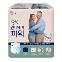 깨끗한나라 봄날 언더웨어 파워 대형 10매 + 물티슈 10매 증정, 8팩