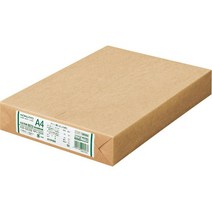 코쿠요Kokuyo KB 종이 A4 재활용 다용도 인쇄 및 복사 용지 68 밝음(ISO) 두께 0.1mm 66gsm 500장 일본 수입(KB-SS39)