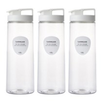 락앤락 잡기쉬운 물병 3p, 1.5L 화이트 X3P, 1500