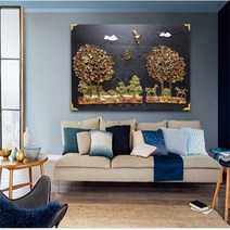 쇼핑아트 행복나무말벽장식(11) 액자, 1개