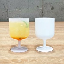 티스카페 무지 포쉬컵 반투명 2개입 (PP) 430ml