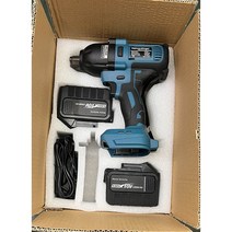 렌치세트 라쳇렌치 브러시리스 무선 임팩트 자동차 수리 트럭, 19.UK - with 2 9.0Ah battery