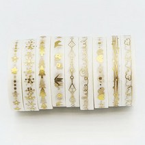 골드 금박 마스킹 테이프 다꾸 5개입