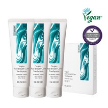 닥터시드 비건 구취케어 치약, 3개입, 200g