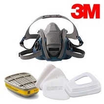 3M 면체마스크 양구형 세트 6502QL+6003K+5N11+501 N95 필터, 상세페이지 참조