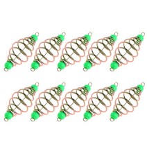 낚시 미끼 스프링 10 PC/세트 루어 인라인 매달려 태클 태클 액세서리, 사이즈 L