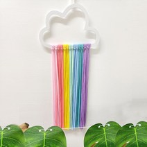 구름모빌 무지개 헤어핀 걸이 아이방 머리핀정리 모빌 DD-12170-72394EA