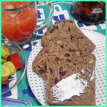 [더브레드천연발효빵] 100%통밀빵_크랜베리 샌드위치통밀빵 770g*2팩 ( 통밀식빵 비건빵 무설탕빵 크랜베리빵 건강빵 호밀빵 통밀빵 샌드위치식빵 토스트빵 ), 2팩, 770g