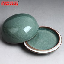 먹물 잉크 종지 그릇 먹 접시 캘리그라피, 5(내경 9.5cm)
