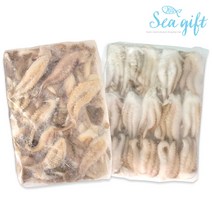 [씨기프트]냉동 절단 쭈꾸미 M 900g 주꾸미 볶음 샤브샤브, 단품