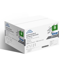 인트코 다용도 니트릴장갑 파우더프리, 10개, 소(S), 100매