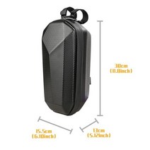 전기자전거 부속품 24L 전기 스쿠터 전면 가방 샤오미 M365 Kugoo M4 방수 EV, Black 4L+프랑스