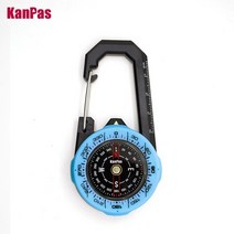 백패킹 온도계 나참반 패철 몰리 시스템 캠핑 등산 시계 생존kanpas 방수 carabiner 야외 나침반 야광 및 1-2-3 관광 나침반파란색 나침반, 푸른